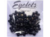 ScrapArts Eyelets 3/16 Flower 25 pc - Jazz Black