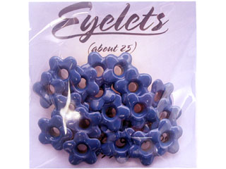 ScrapArts Eyelets 3/16 Flower 25 pc - Ocean Blue