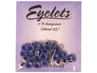 ScrapArts Eyelets 3/16 Flower 25 pc - Baby Blue