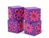 Scrappy Cat Foam Stamp Cube - Teen Floral