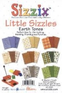 Sizzix - Little Sizzles 80 sheets 4 1/2" x 6 1/2- Earth Tones