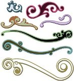 Spellbinders Die - Doodle Parts