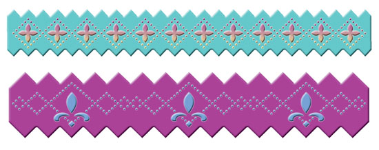 Spellbinders Die - Pierceabilities - 5 1/2" Pinking Border