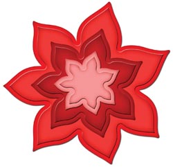 Spellbinders Die - Shapeabilities - Nested Poinsettia