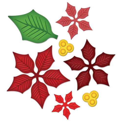 Spellbinders Die - Shapeabilities - Layered Poinsettia