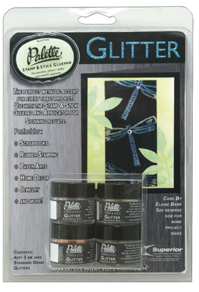 Stewart Superior Palette Stamp & Stick Glitter Packs - Greens