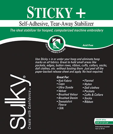 Sulky Sticky Stabilizer Roll 21" x 5yd Roll