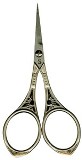 Sullivans 4" Silver Round Handle Heirloom Embroidery Scissors