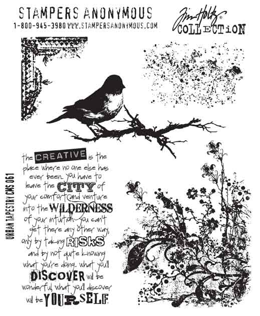 Tim Holtz Stamps - Urban Tapestry