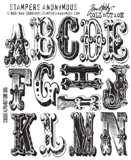 Tim Holtz Stamps - Cirque Alphabet