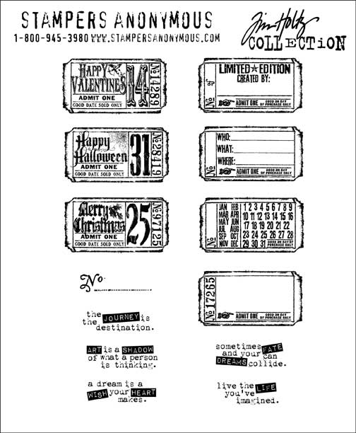 Tim Holtz Stamps - Odds and Ends