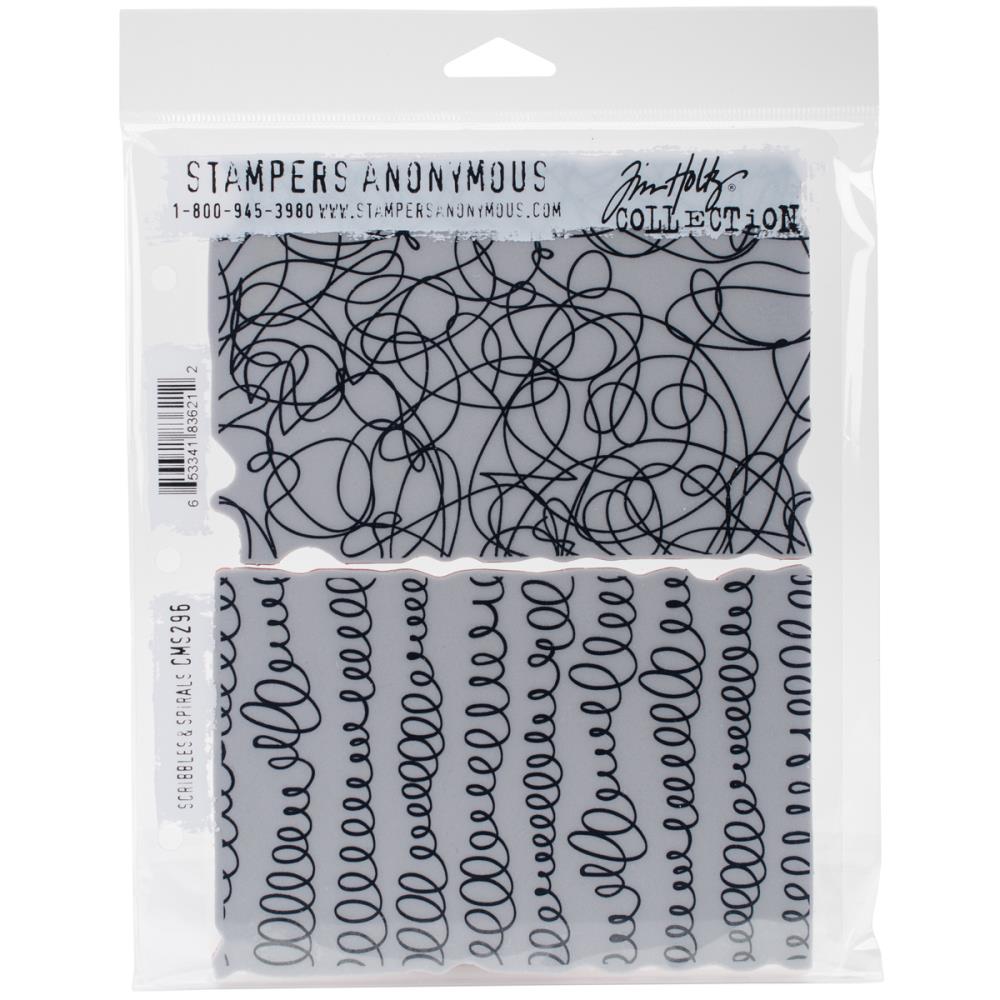 Tim Holtz Stamps - Scribbles * Spirals