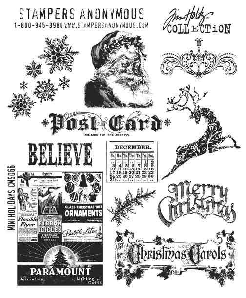 Tim Holtz Stamps - Mini Holidays