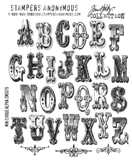 Tim Holtz Stamps - Mini Cirque Alphabet