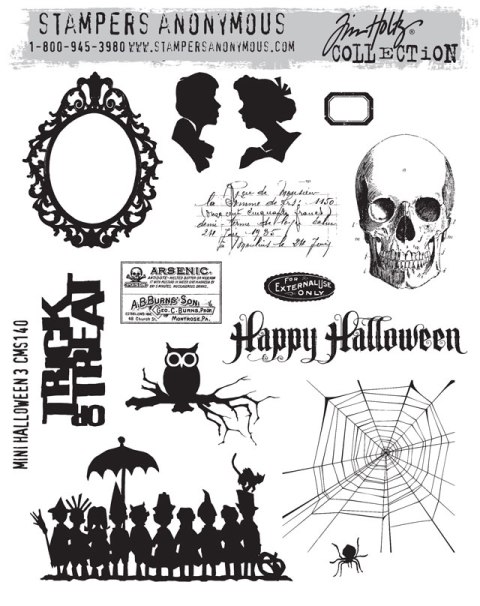 Tim Holtz Stamps - Mini Halloween 3