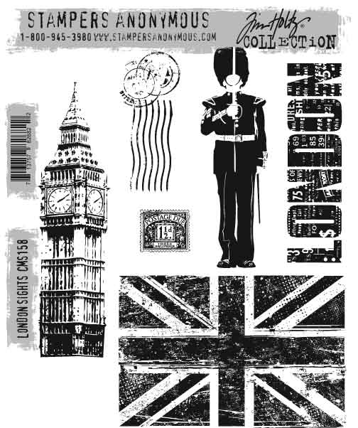 Tim Holtz Stamps - London Sights