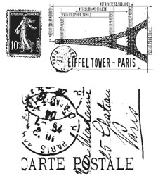 Tim Holtz Stamps - I See Paris Set