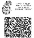 Tim Holtz Stamps - Paisley Prints Set