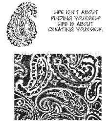 Tim Holtz Stamps - Paisley Prints Set