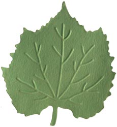 Marvy Uchida Clever Lever Embossing Punch Giga Birch Leaf