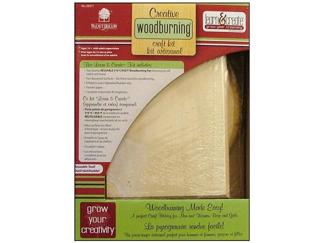 Walnut Hollow Learn & Create Kits Deluxe Woodburning Kit #1