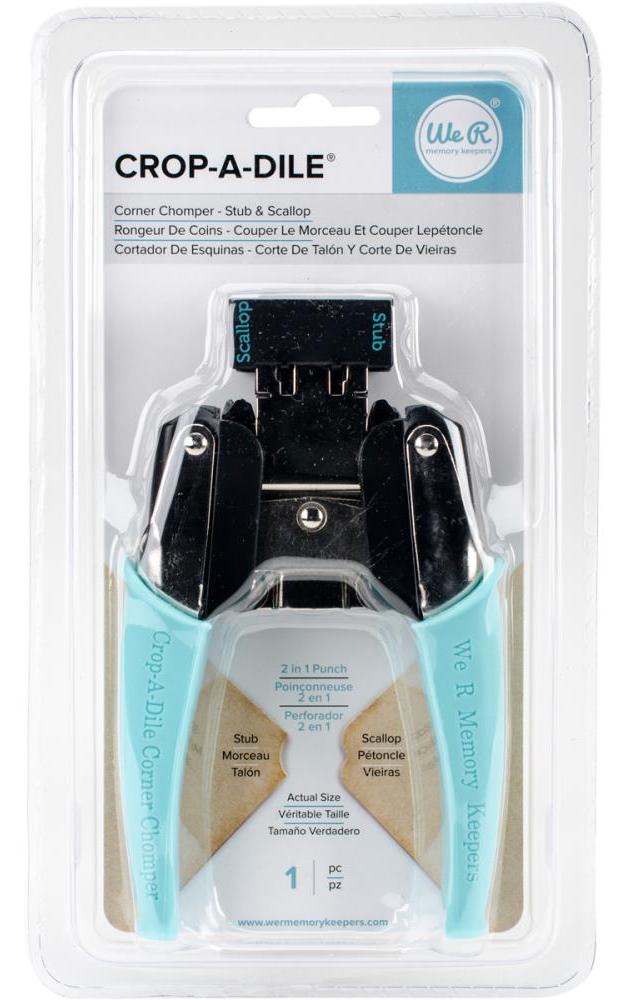 We R Memory Keepers - Crop-A-Dile Corner Chomper Tool - Stub/Scallop Cut