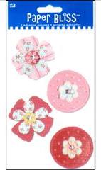 Westrim Paper Bliss Embellishment - Sassy Flowers