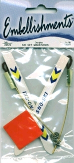 Westrim Miniature Embellishments - Ski Set