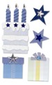 Westrim Paper Bliss Embellishment - Star Birthday