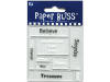 Westrim Paper Bliss Acrylic Embellishment Clear Expressions Words & Phrases 9/pkg