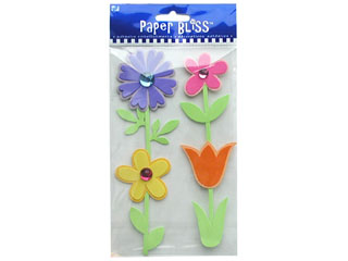 Westrim Paper Bliss Embellishment - Flowers Assorted