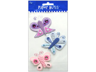 Westrim Paper Bliss Embellishment - Butterflies