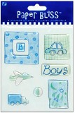 Westrim Paper Bliss epoxy Stickers Boys