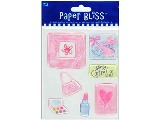 Westrim Paper Bliss epoxy Stickers Girls