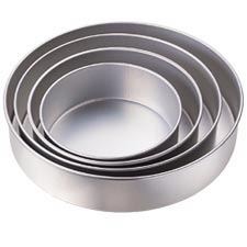 Wilton Performance Cake Pan Sets, Round 8", 10", 12", 14", 3" Deep