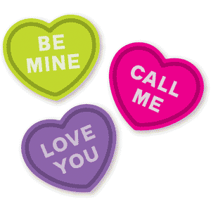 Zip'eSnap Die - Conversation Hearts