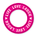 Zip'eSnap Die - Ring - Live, Love, Laugh