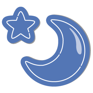 Zip'eCut Die - Cut & Curl Moon & Star