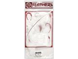 Zucker Feather Ostrich Drab 11-13" White